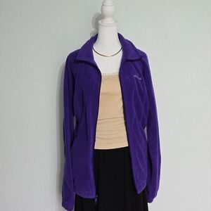Columbia Womens Purple Fleece Jacket
